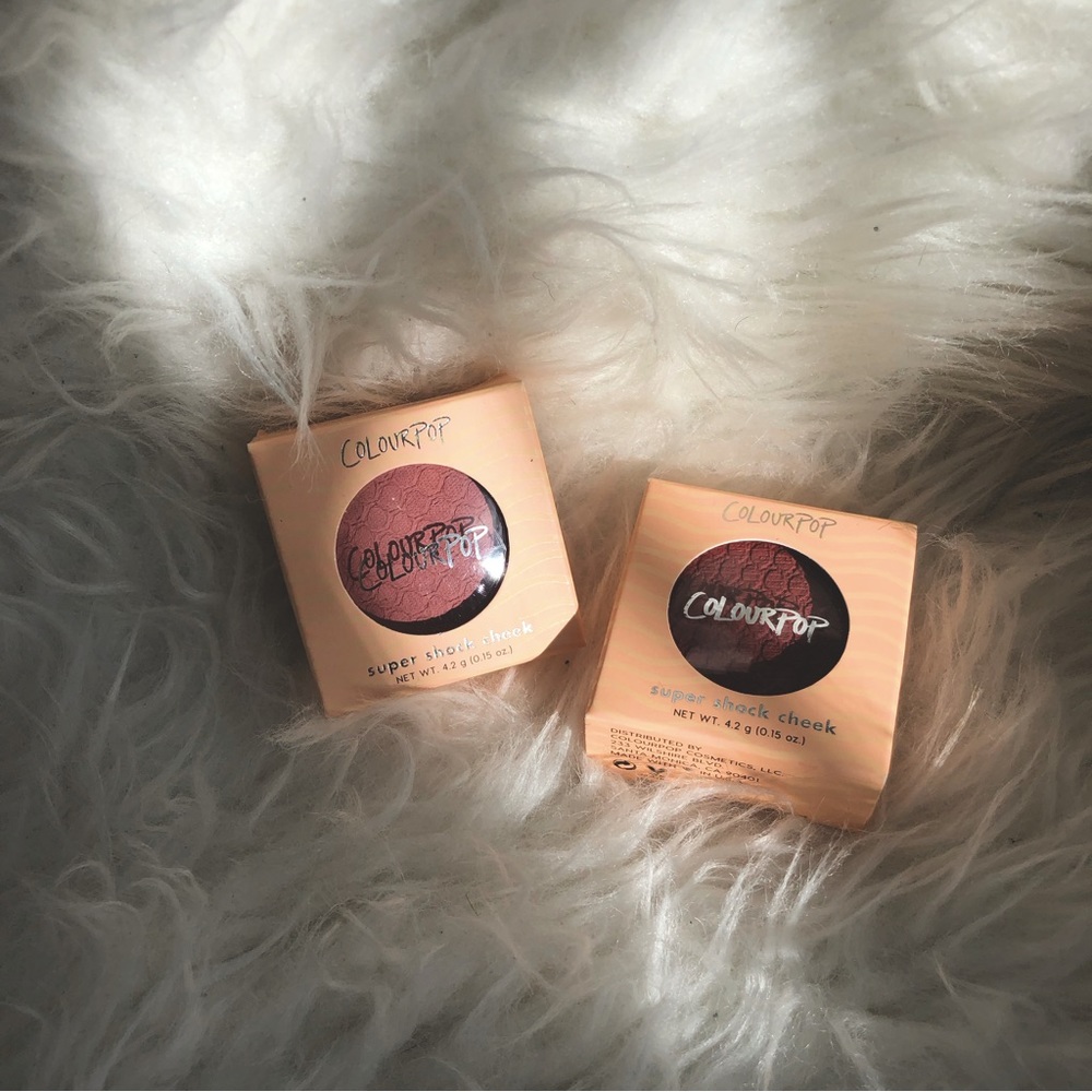 BNIB Colourpop Supershock blushes